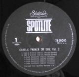 LP● Charlie Parker チャーリー・パーカー On Dial Vol.2
