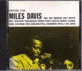 CD● マイルスデイビス Miles Davis And The Modern Jazz Giants