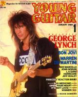 ヤングギター 1989年1月号 No.288 表紙「ジョージリンチ」
