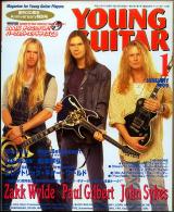 ヤングギター 1999年1月号 No.435 表紙「ザックワイルド/ボールギルバート/ジョンサイクス」