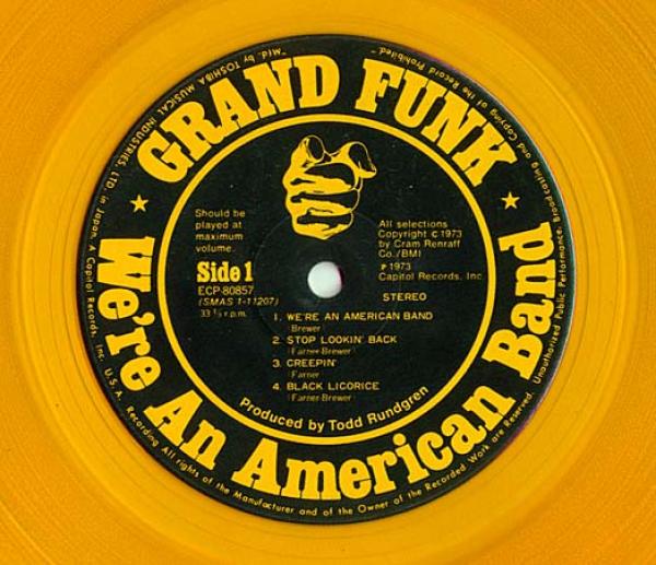 LP●グランド・ファンク「アメリカン・バンド」イエローレコード
