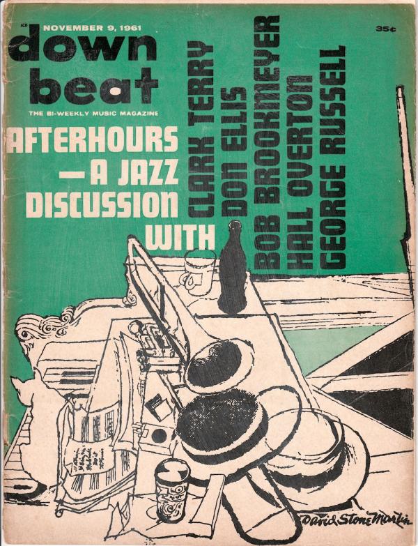 ダウンビート 1961年11月9日号 表紙「アフターアワーズ」