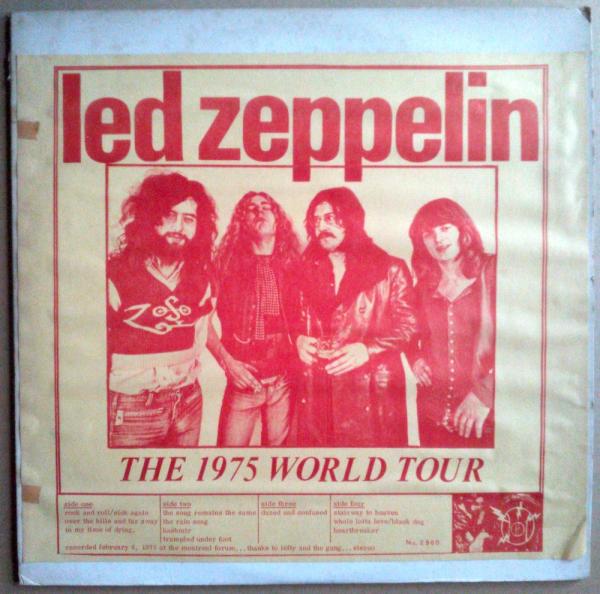 LP● LED ZEPPELIN レッド・ツェッペリン The 1975 World Tour