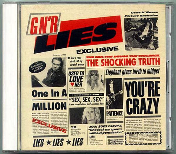 CD● Guns'n Roses ガンズ・アンド・ローゼズ GN'R Lies