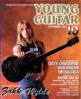 ヤングギター 1991年10月号 No.328 表紙「ザックワイルド」